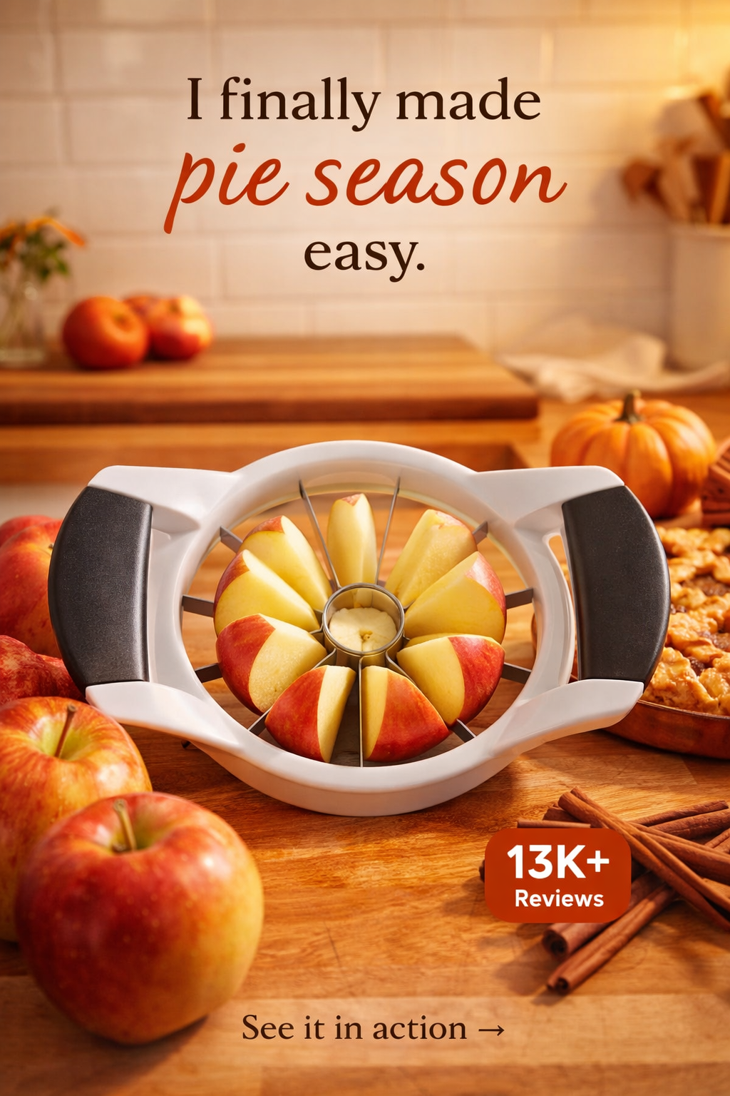This $12 Apple Slicer Made Fall Baking So Easy