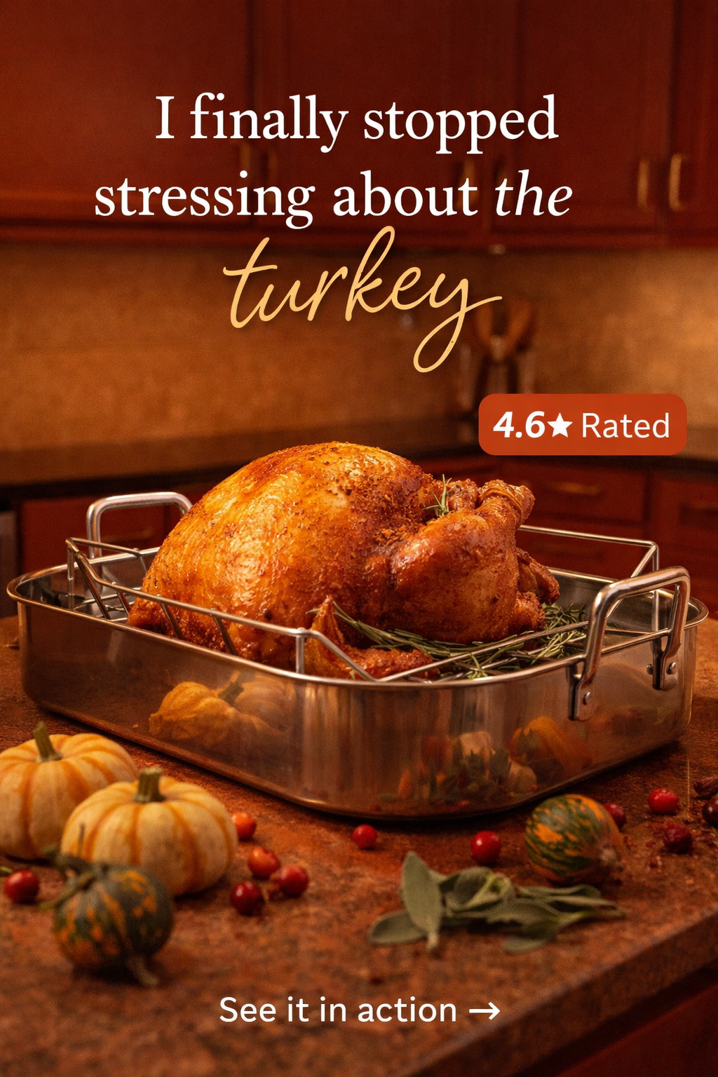 This $54 Roasting Pan Made Turkey Day Actually Easy
