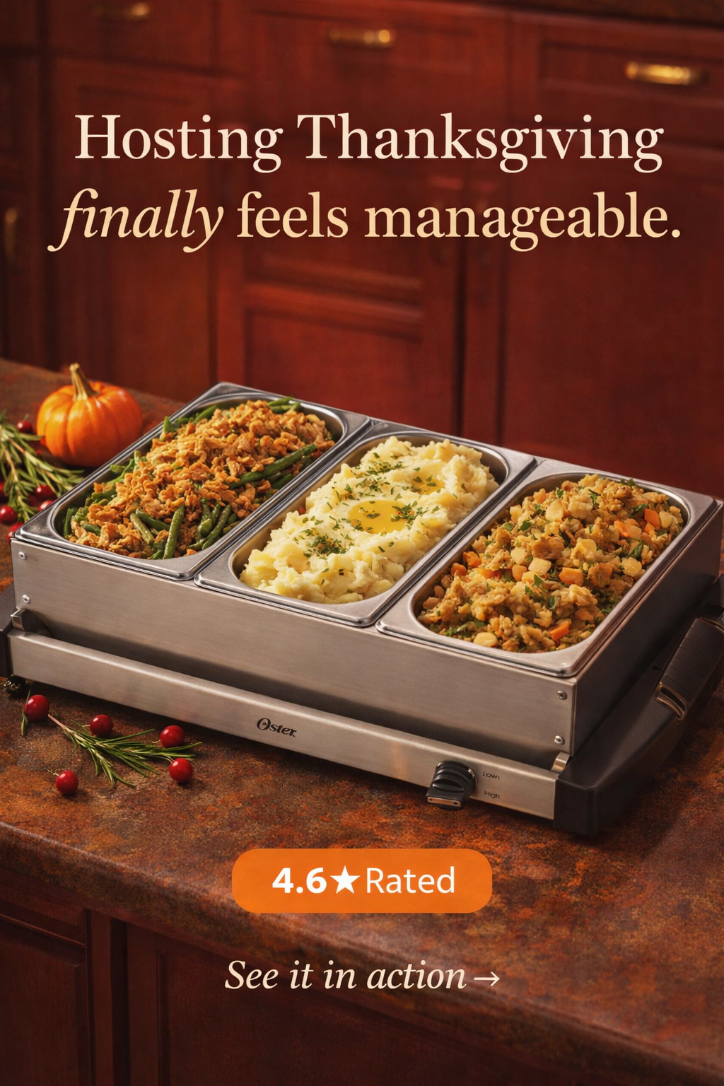 This Buffet Server Finally Made Hosting Feel Manageable