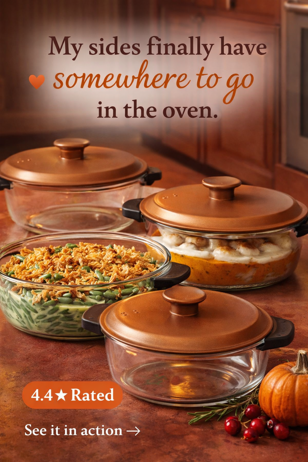 This Glass Casserole Set Finally Fixed My Side Dish Chaos