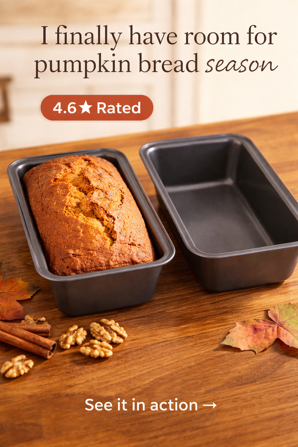 This Loaf Pan Set Made My Fall Baking Unstoppable