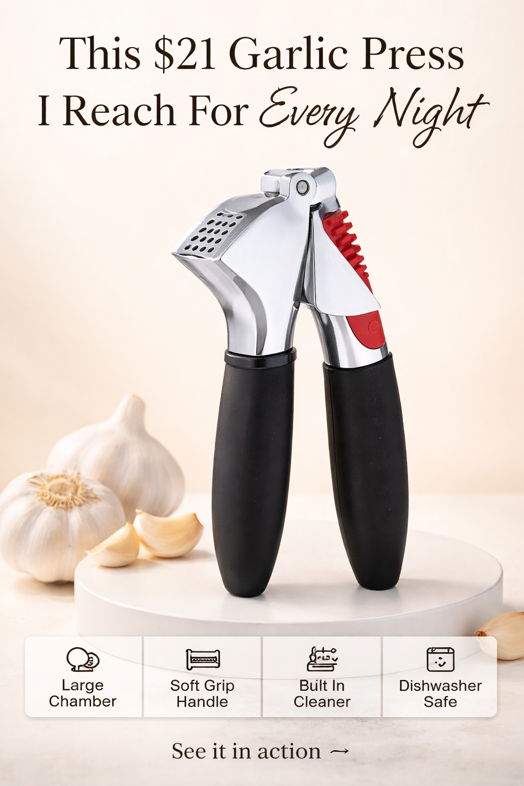 This $21 Garlic Press I Reach For Every Night