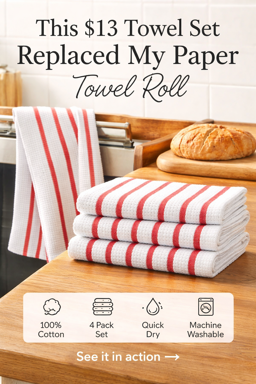 This $13 Towel Set Replaced My Paper Towel Roll