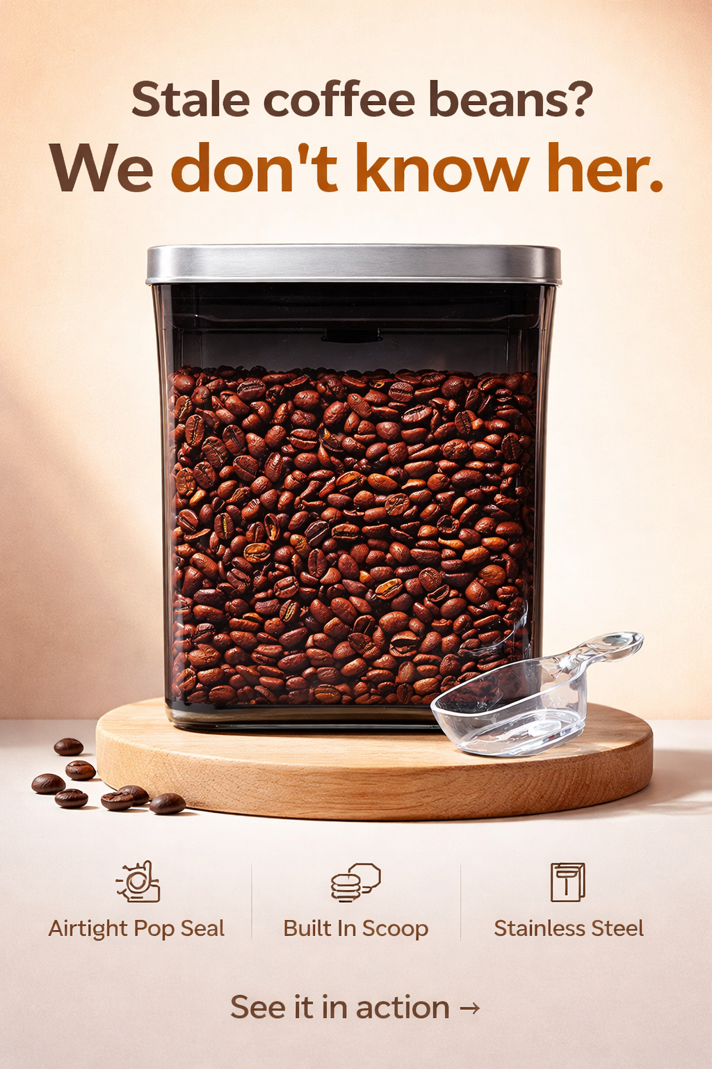 This $23 Coffee Canister Finally Kept Beans Fresh