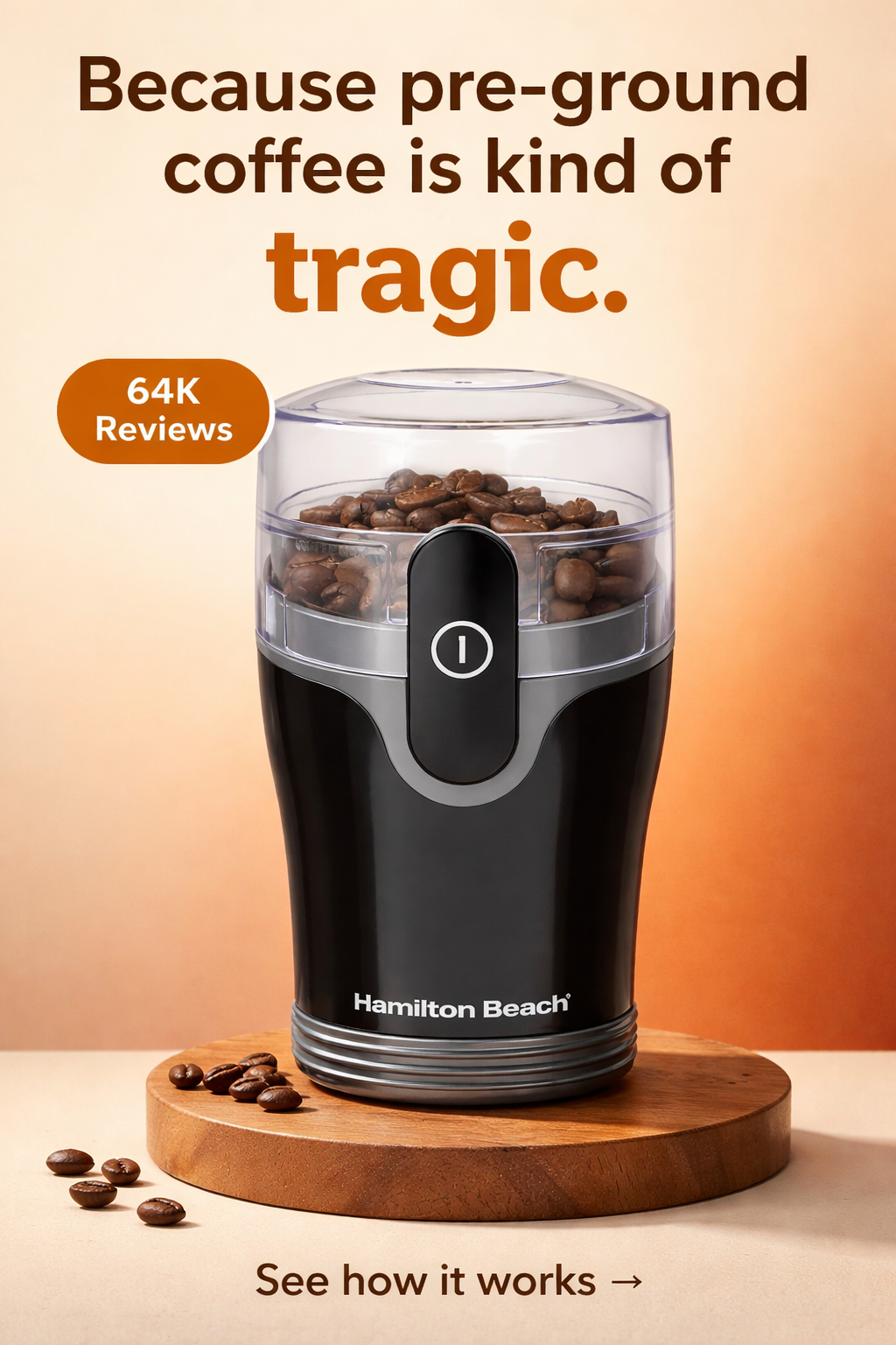 This $22 Coffee Grinder Made Fresh Grounds Easy