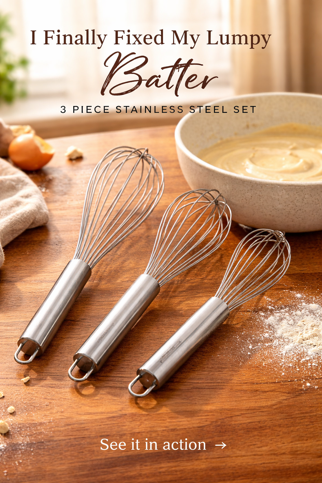 This $8 Whisk Set Fixed My Lumpy Batter