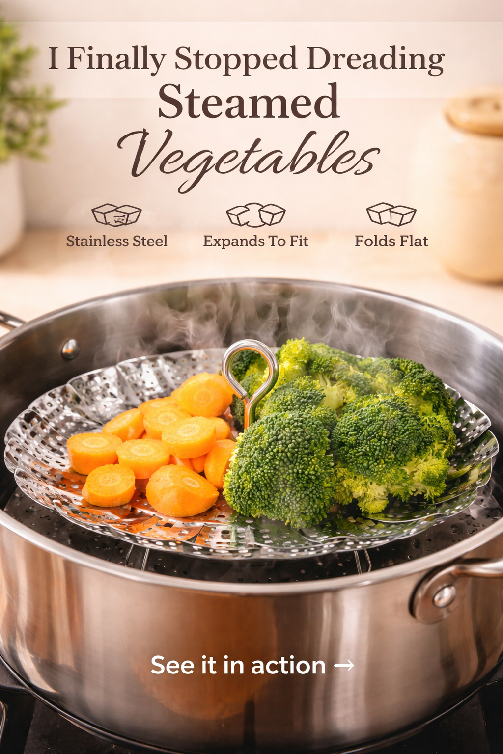 This $15 Steamer Basket Made Veggies So Easy