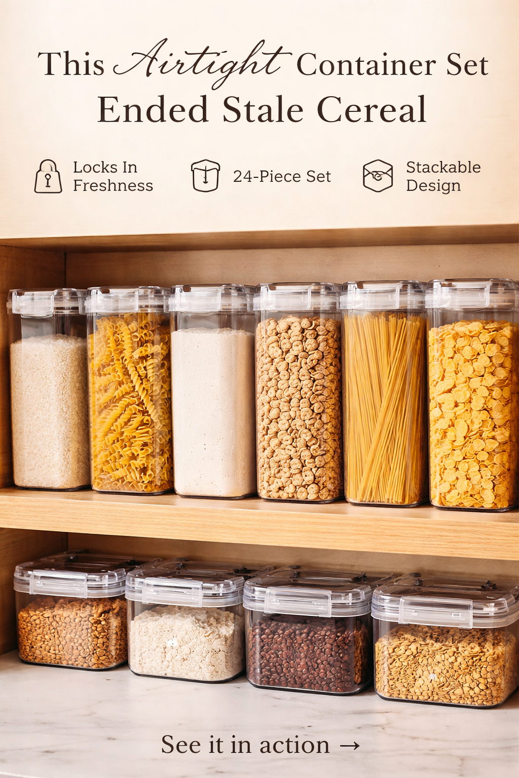 This $36 Airtight Container Set Ended Stale Cereal
