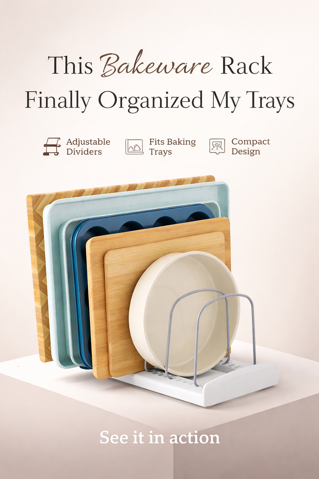 This $20 Bakeware Rack Finally Organized My Trays