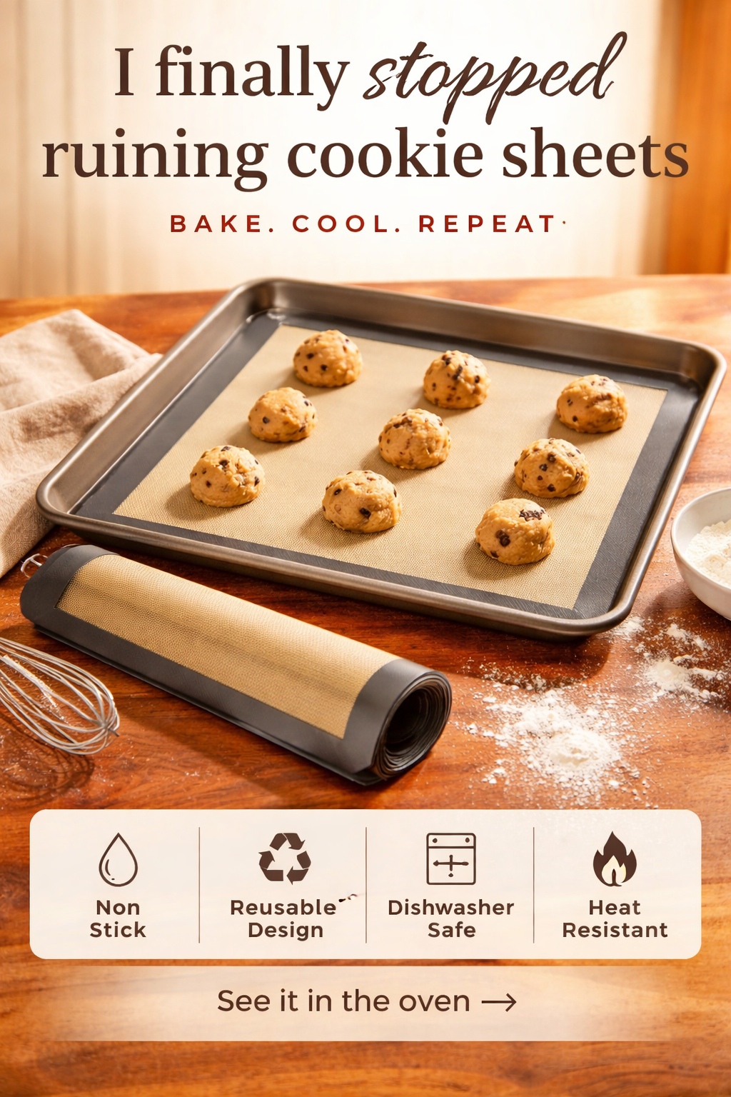 This $15 Baking Mat Saved My Cookie Sheets