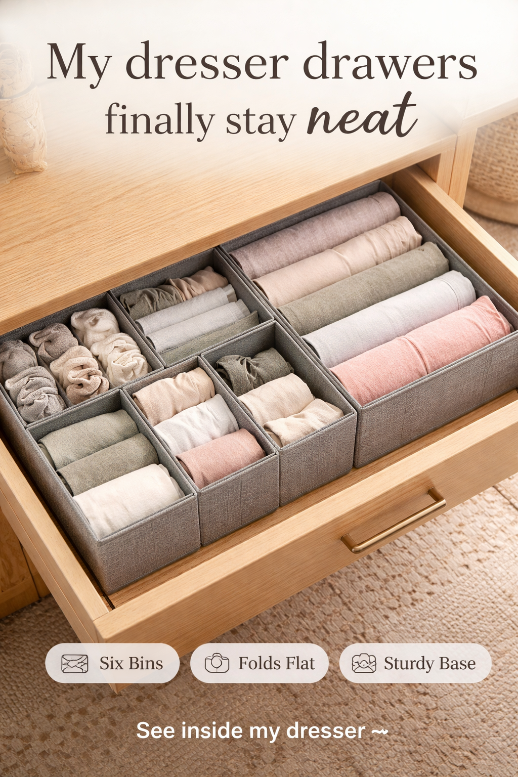 This $15 Drawer Divider Set Fixed My Messy Dresser