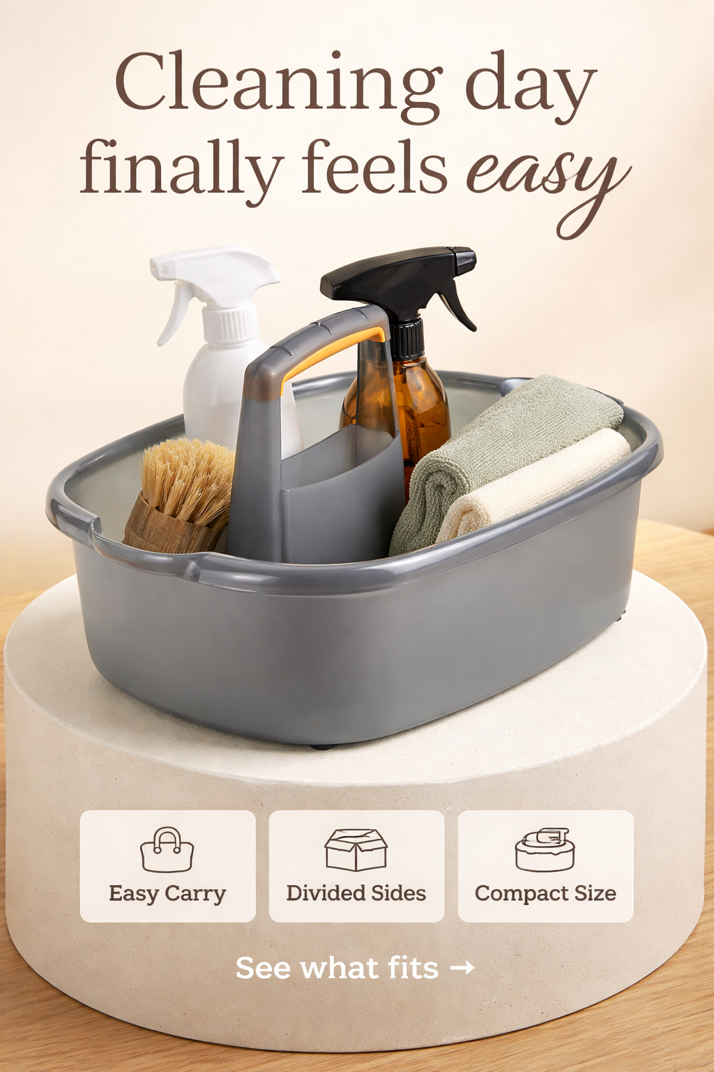 This $21 Cleaning Caddy Made Cleaning Day So Easy