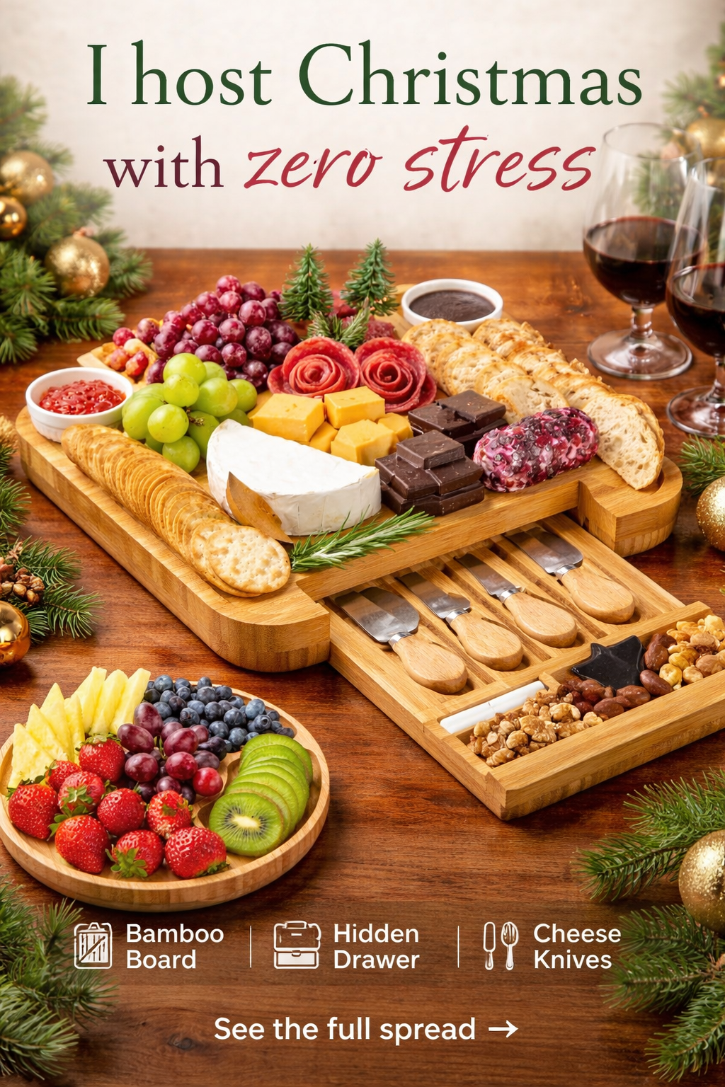 This $48 Charcuterie Board Made Christmas Hosting Easy