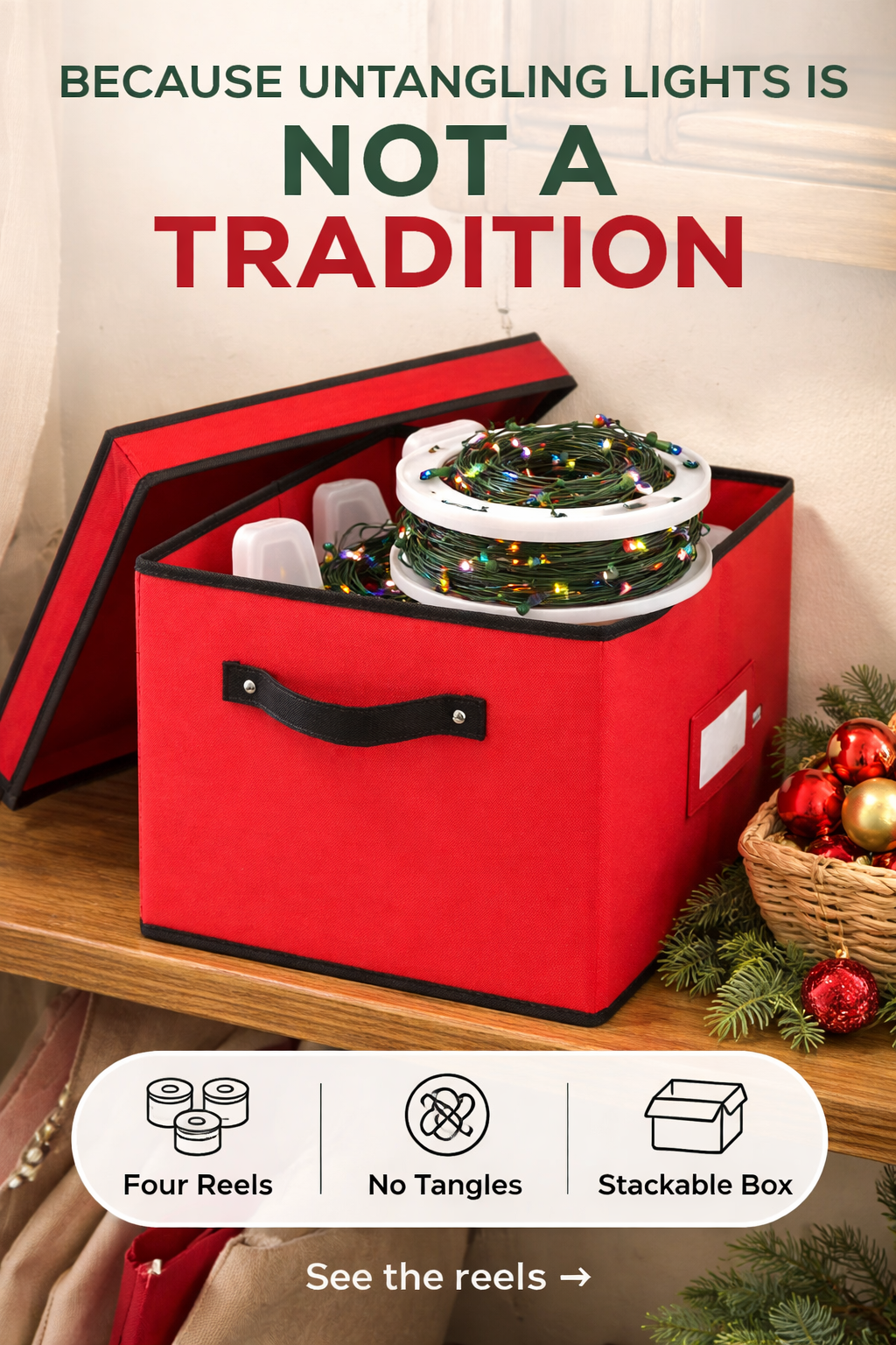This $16 Light Storage Box Ended Our Tangled Lights