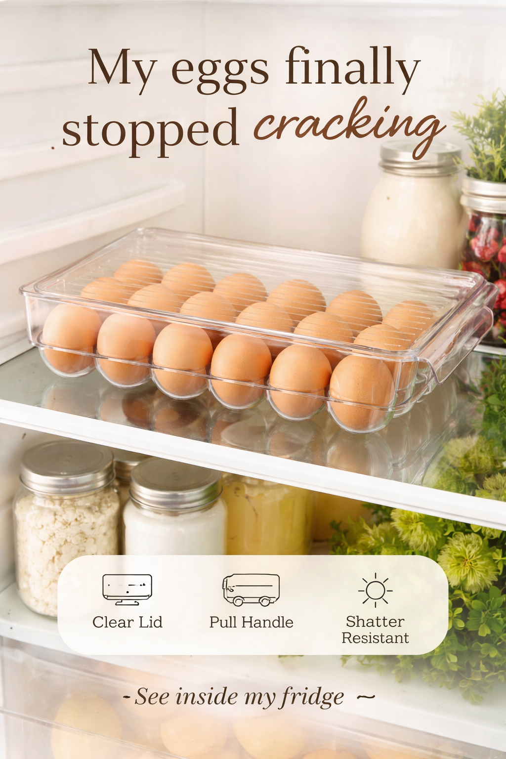 This $14 Egg Holder Made My Fridge Look So Organized