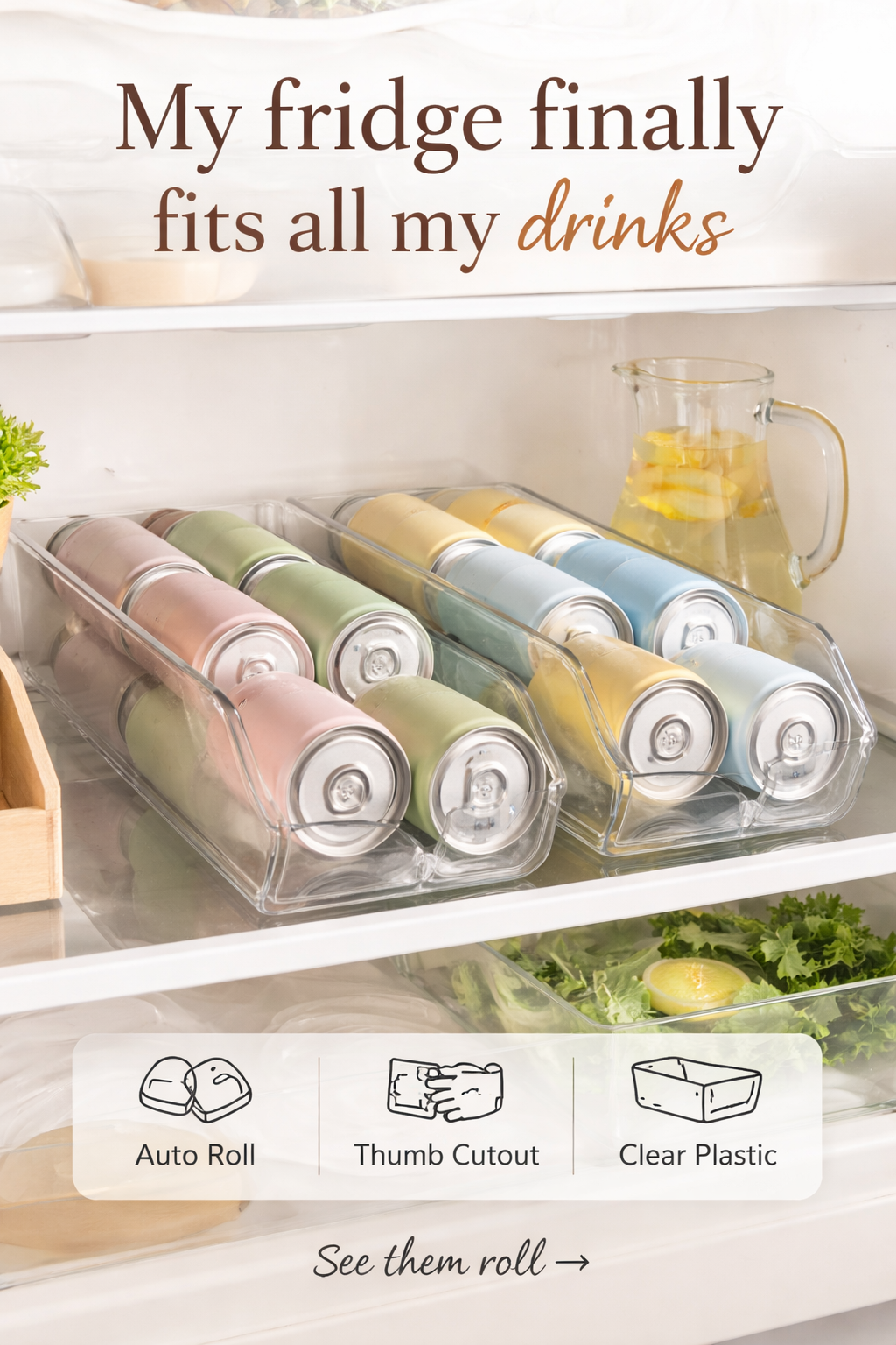 This $15 Can Organizer Finally Fits All My Drinks