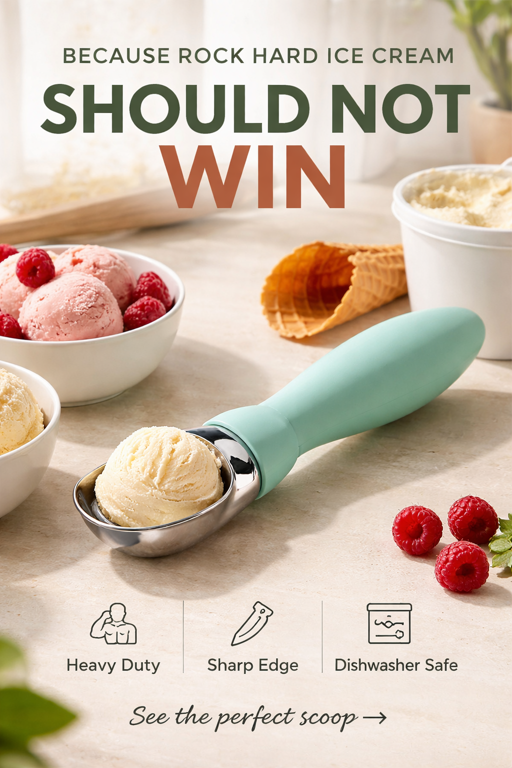 This $10 Ice Cream Scoop Beats Rock Hard Pints