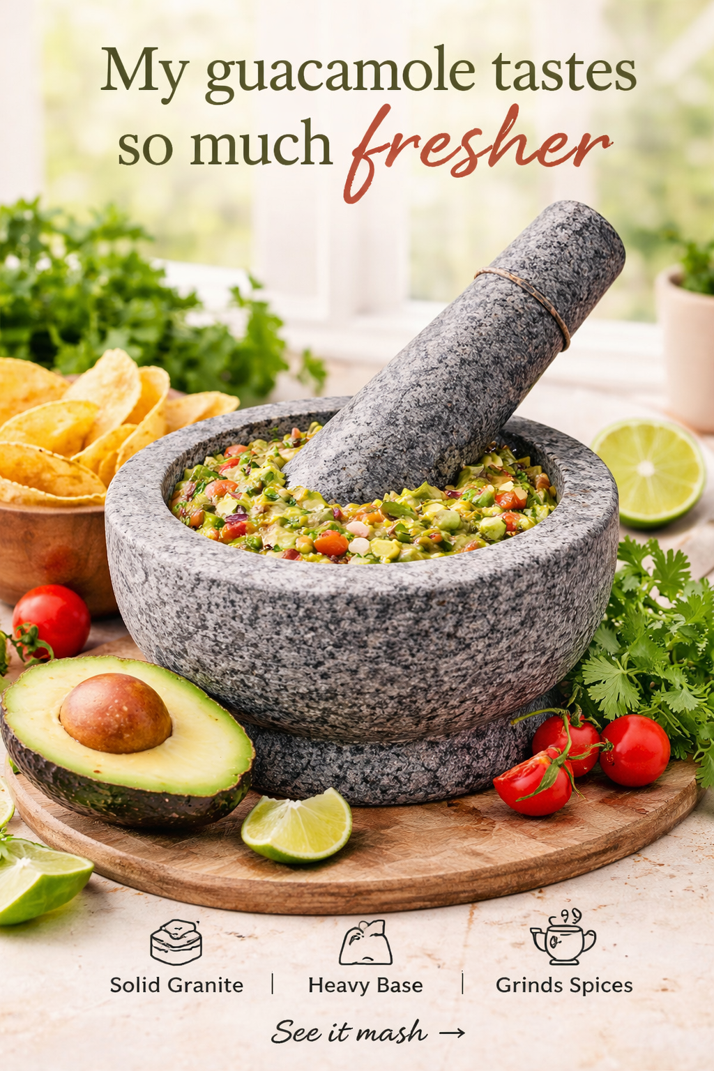 This $27 Mortar and Pestle Upgraded My Guacamole