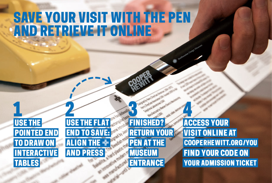 How to use the Cooper Hewitt Pen