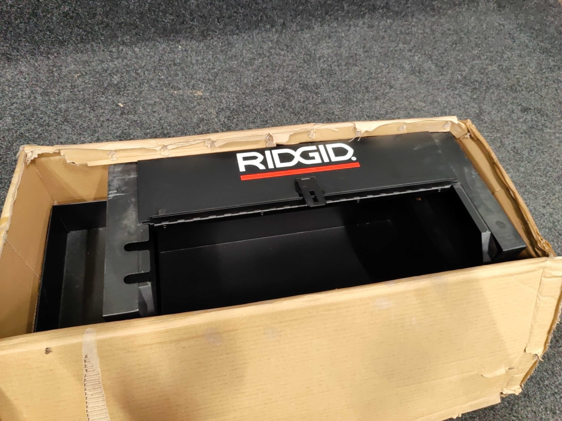 RIDGID 22563 stål Förvaringslåda för 200A rörgängmaskinstativ
