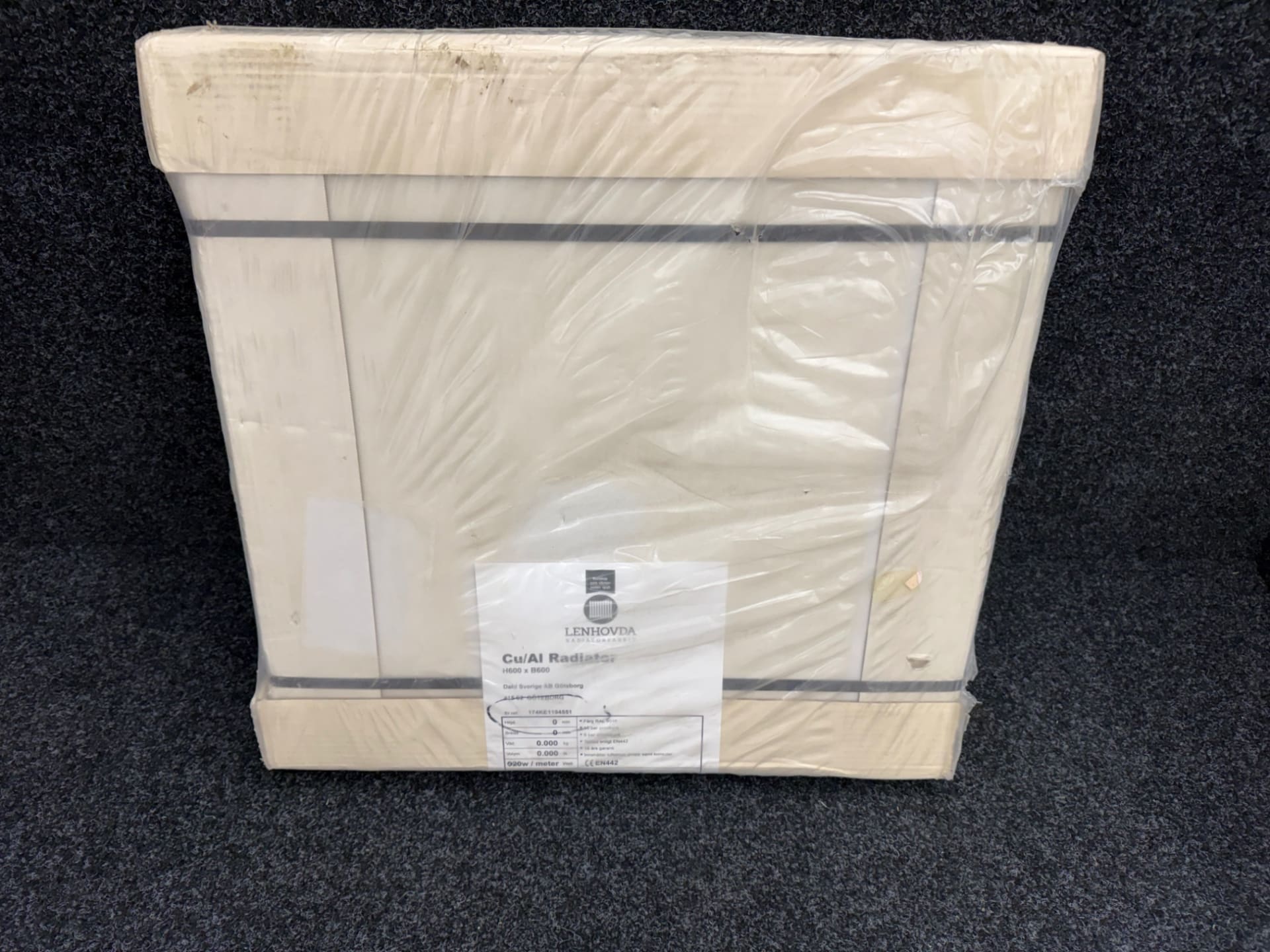 Lennhovda Cu Al radiator 600x600 mm 920 W