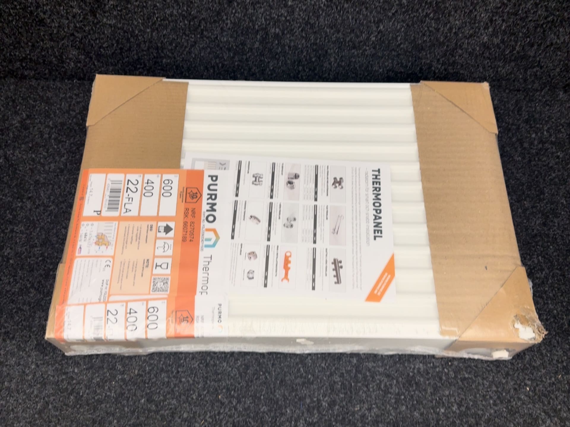Purmo Thermopanel V4 TP22 radiator 600x400 mm RSK 6607189 transportskadad