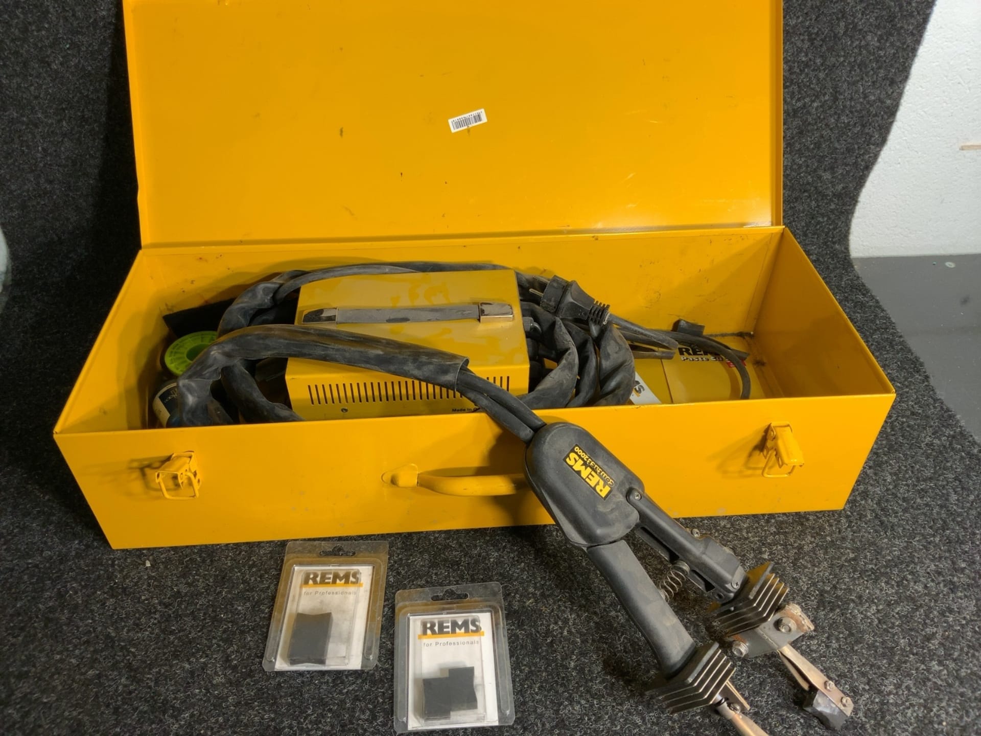 REMS Contact 2000 Super Pack elektrisk lödapparat lödmaskin för kopparrör 6 till 54 mm
