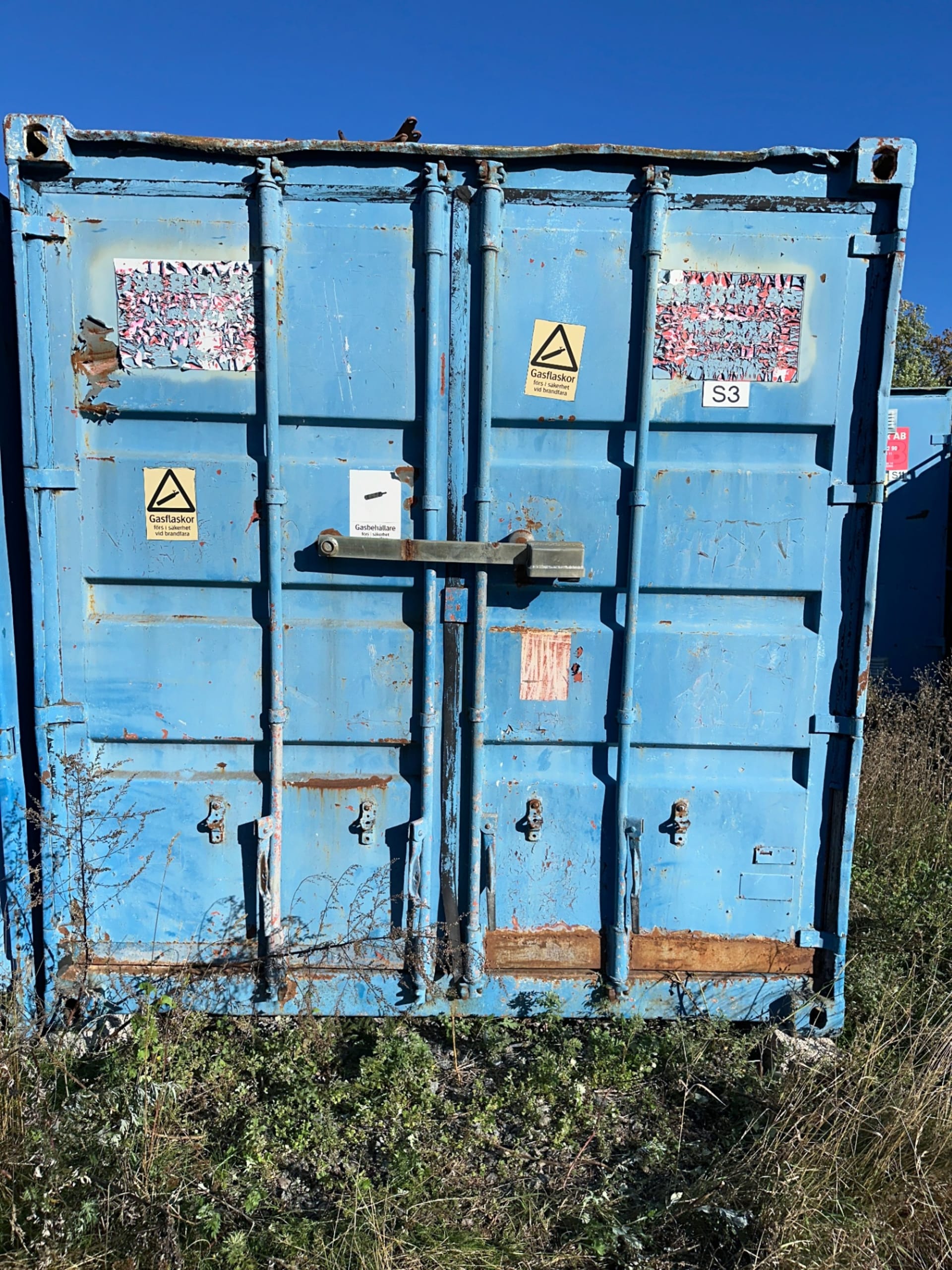 20 fot Container | förrådscontainer | sjöcontainer oisolerad med dubbeldörrar