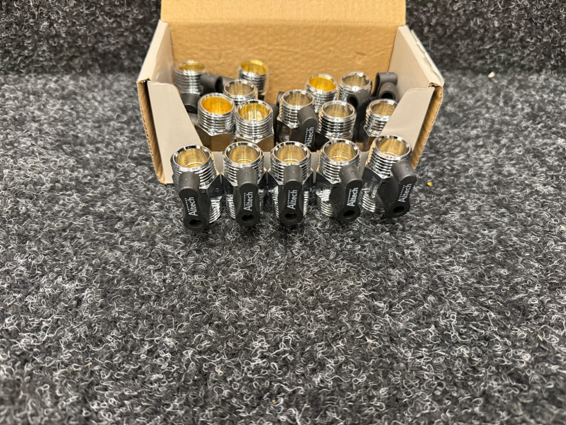 15st Minikulventil G15xG15 utvändig Förkromad Mässing Altech RSK 8547483