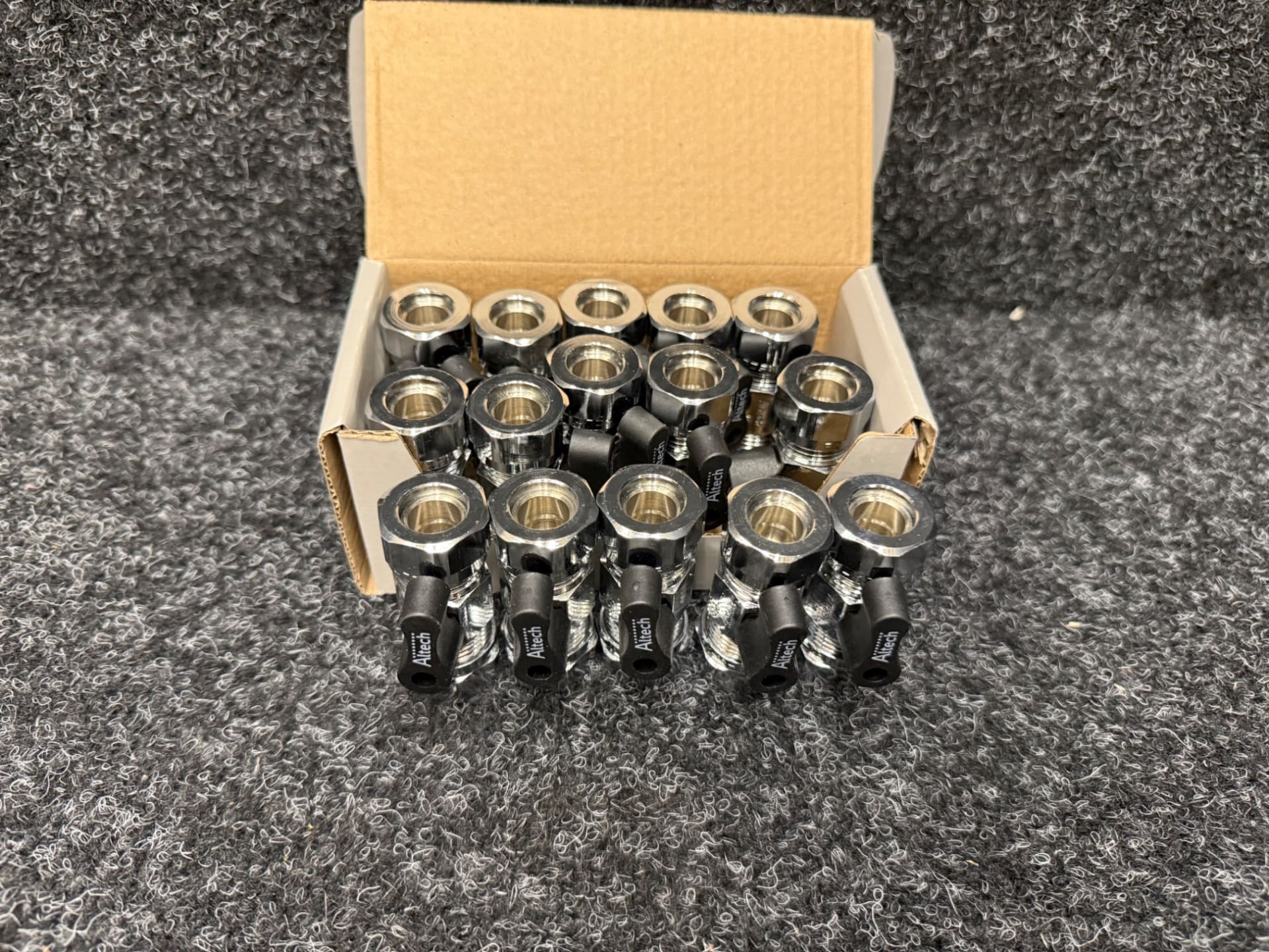 15st Minikulventil 16x12mm CUxCU rak klämmringskoppling ALTECH RSK 8547494