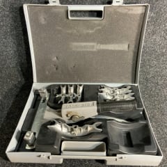 RIDGID 326 rörbockare med spärr och bockschabloner 10 till 22 mm