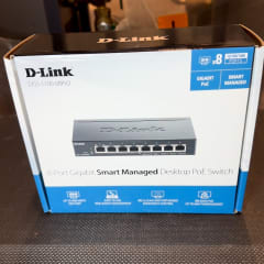 D-Link DGS-1100-08PV2 Smart Managed 8-Port Desktap POE Switch