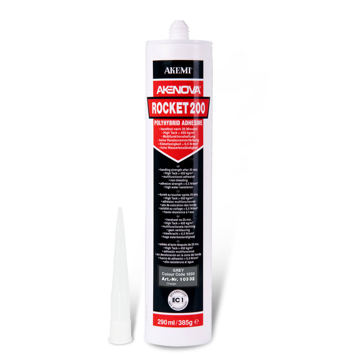 Akemi Akenova Rocket 200, grå 290 ml