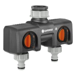 GARDENA KRANKOBLING 2-VEIS 1/2'' TIL 1''