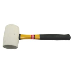 NT GUMMIHAMMER HVIT 75 MM