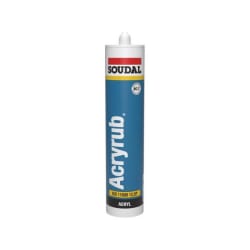 Soudal Acryrub 310ml Hvit