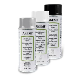 AKEMI Skriftfarge HVIT 400 ml spray