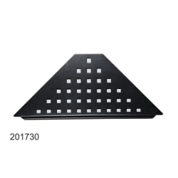 DESIGNHYLLE SIRIUS FOR MONTERING I FUG MATT SORT, AQUALEX