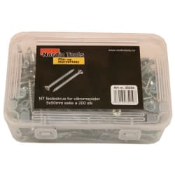 NT festeskrue for våtromsplater 5x80mm eske a 200 stk