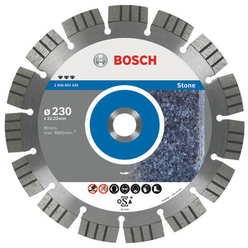 BOSCH DIAMANTSKIVE 125 MM BEST STONE