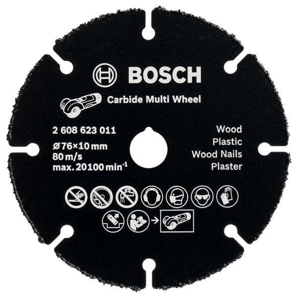 Kappeskive Multiwheel 76x10 mm HM GWS10