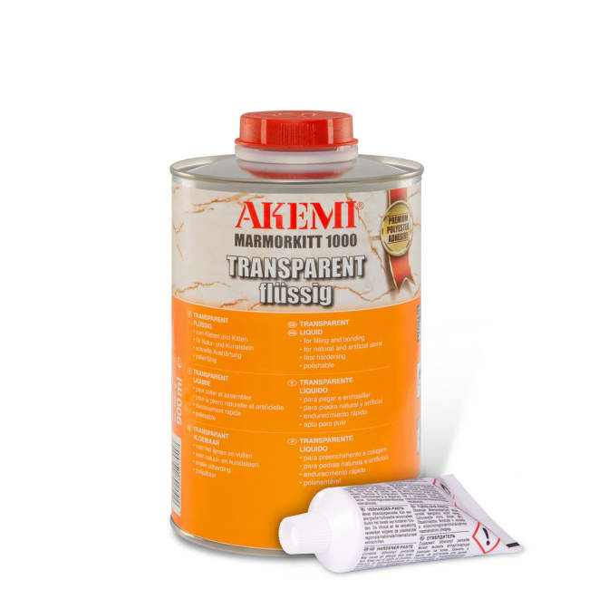 Akemi Marmorkitt 1000, Transparent Flytende 900ml