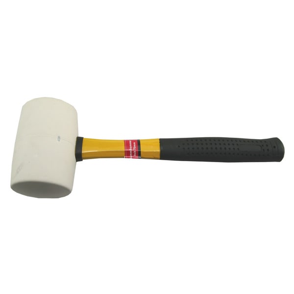 NT GUMMIHAMMER HVIT 75 MM