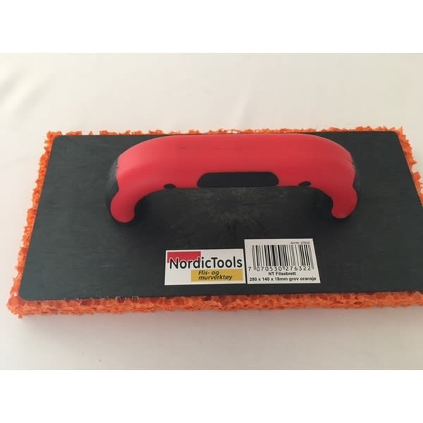 Filsebrett oransje 280x140mm grov 20mm