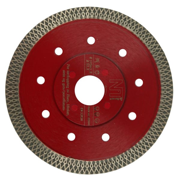 NT diamantblad 125x22,2mm RedLine for flis