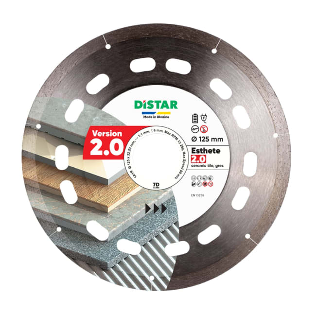 Distar Diamantblad Esthete 2,0 125 mm Fine