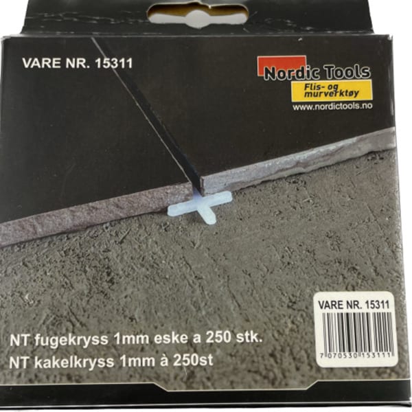 NT Fugekryss 1MM 250stk
