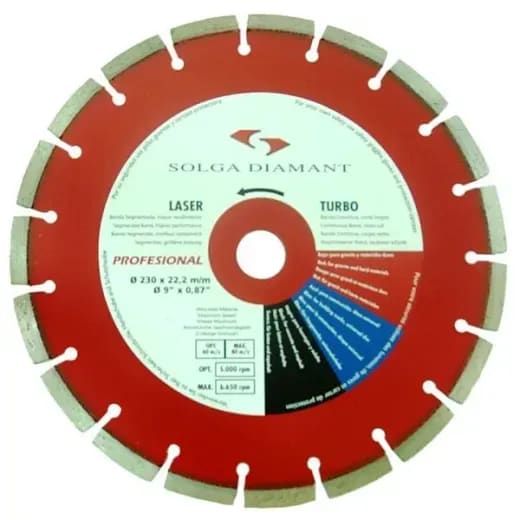 Solga Diamantblad laser dry hard
