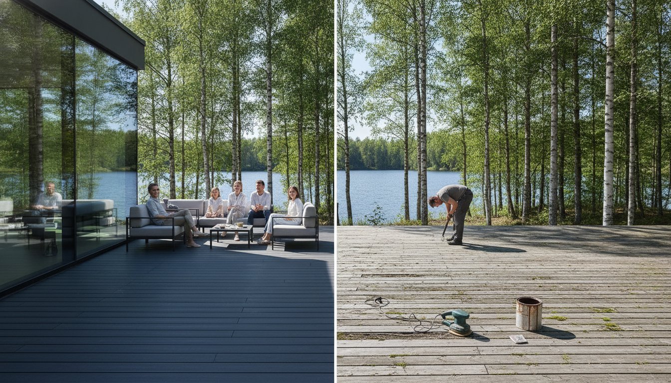 Composite Decking Maintenance vs. Wood: The 2026 Lifetime Cost & Care Guide