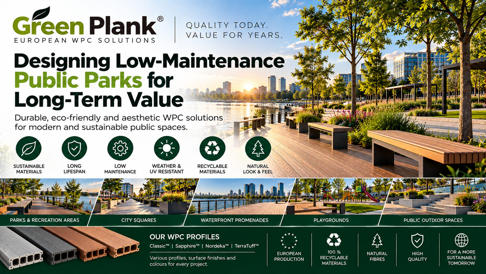 Designing Low-Maintenance Public Parks for Long-Term Value